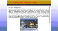 Desktop Screenshot of haus-sieberer.at